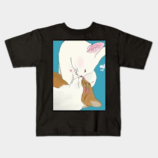 Kissing Kitties Kids T-Shirt